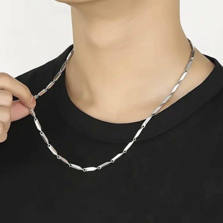 RV Jewels Stylish Silver Plated Stailness Antitarnish Chain