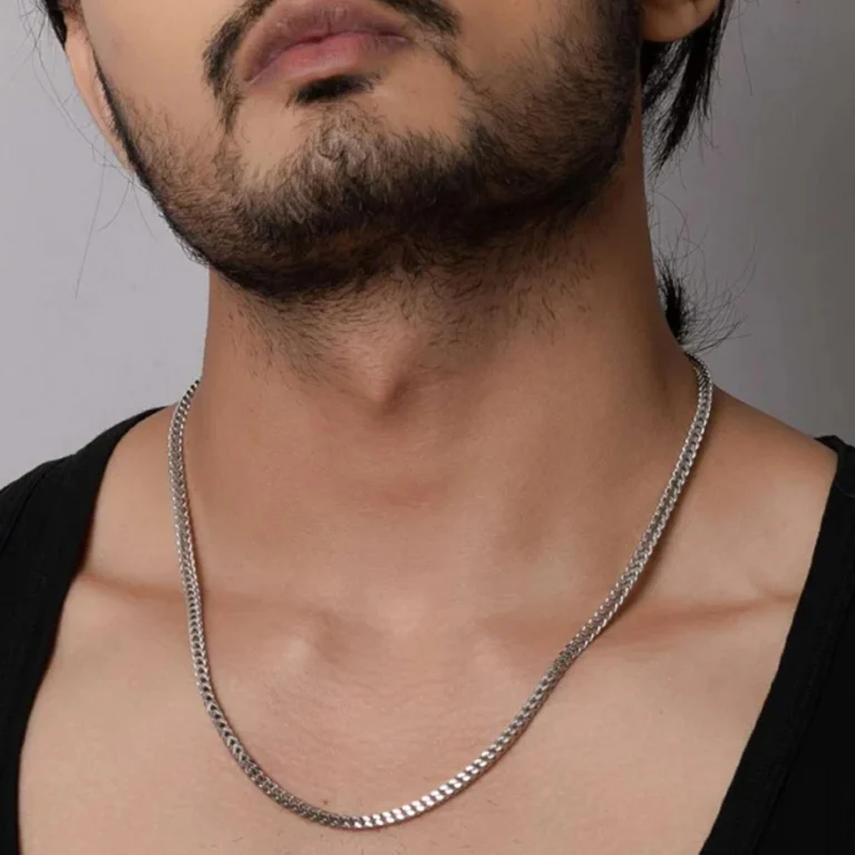 RV Jewels Stylish Silver Plated Stailness Antitarnish Chain