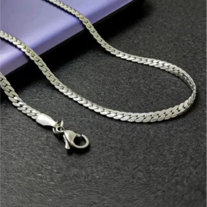 RV Jewels Stylish Silver Plated Stailness Antitarnish Chain